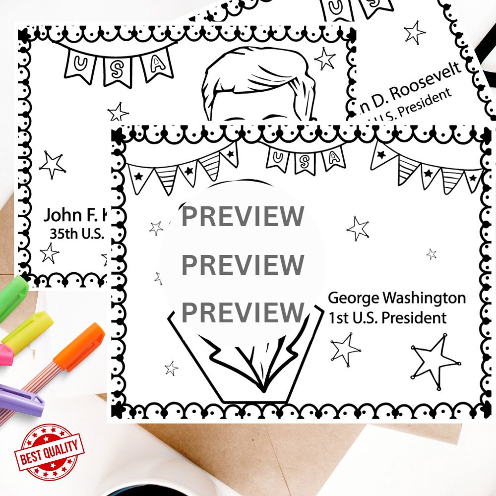 Presidents day coloring sheets for kids patriotic coloring pages abrahamâ made by teachers