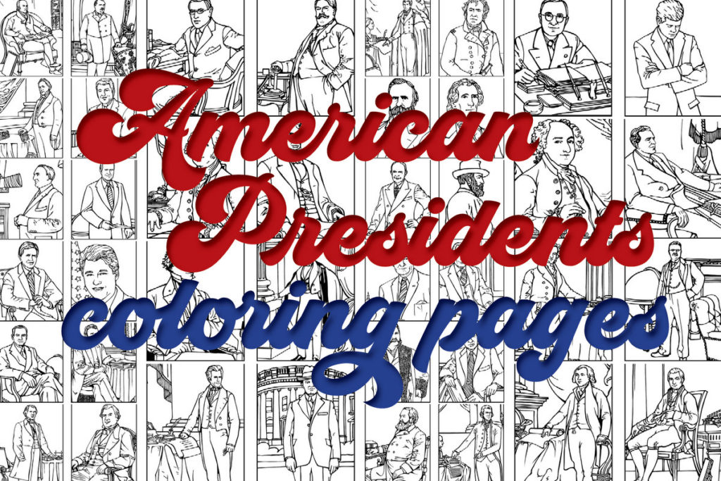 Us presidents coloring pages printables of the first american leaders