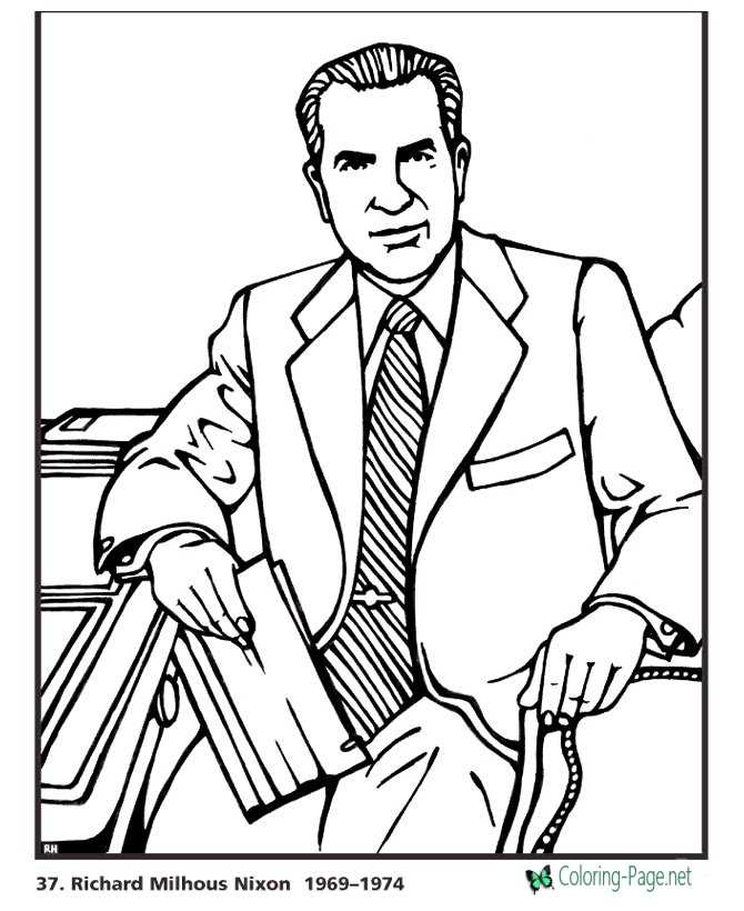 Us presidents coloring pages