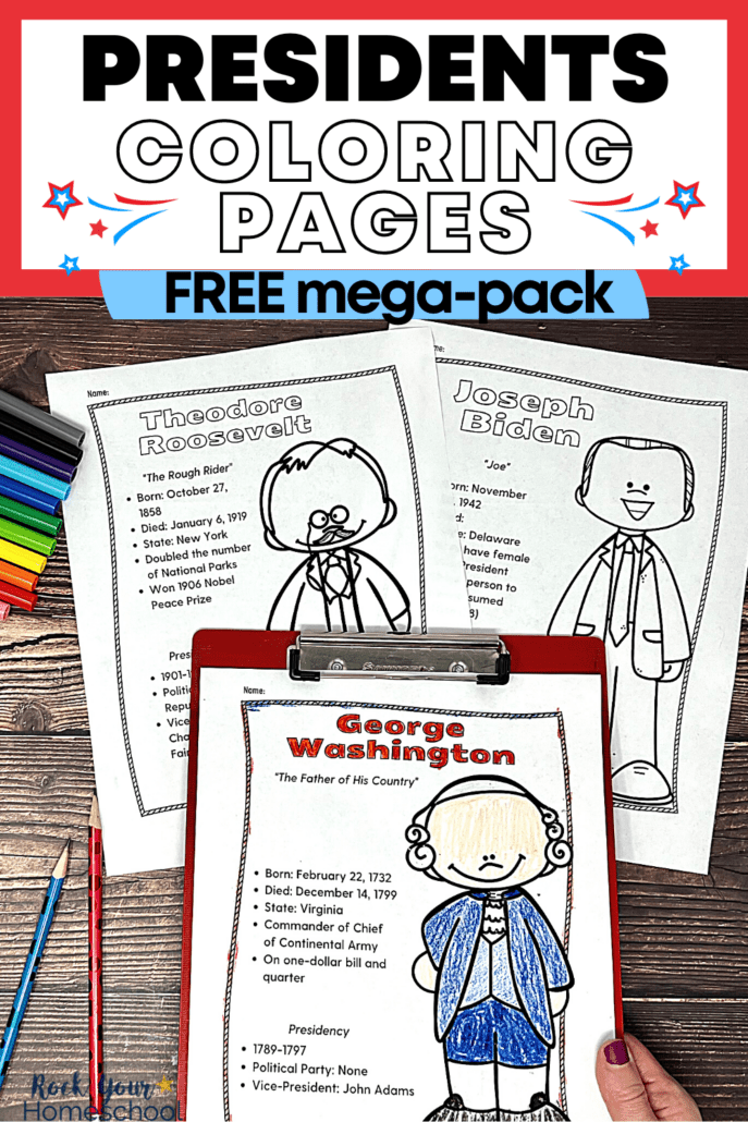 Presidents coloring pages cool ways to boost history fun free