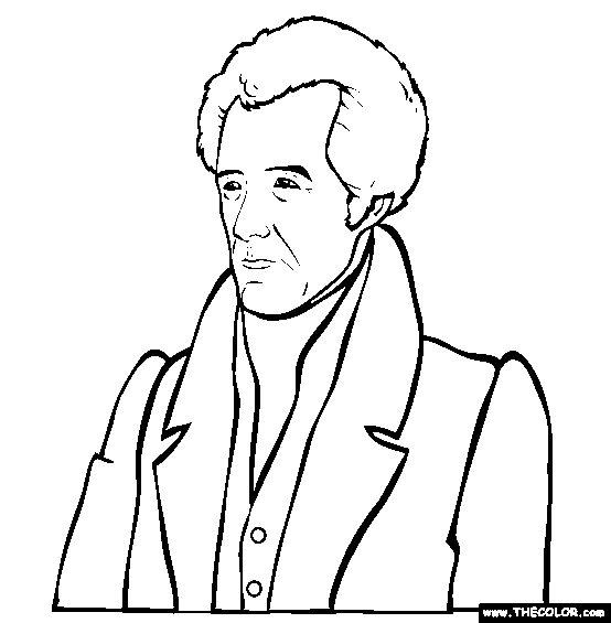 Presidents online coloring pages