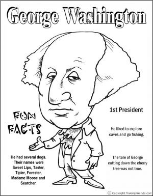 Presidents coloring pages