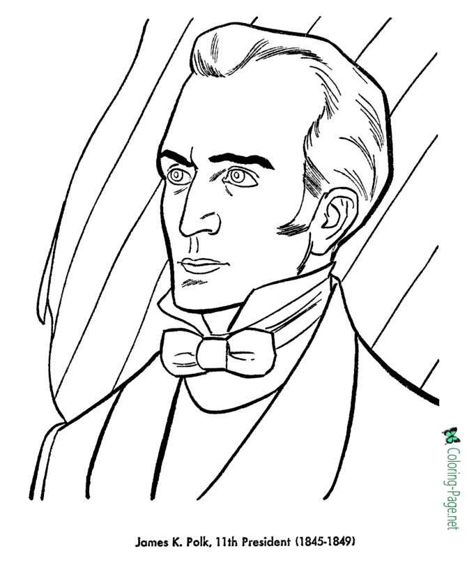 Us presidents coloring pages