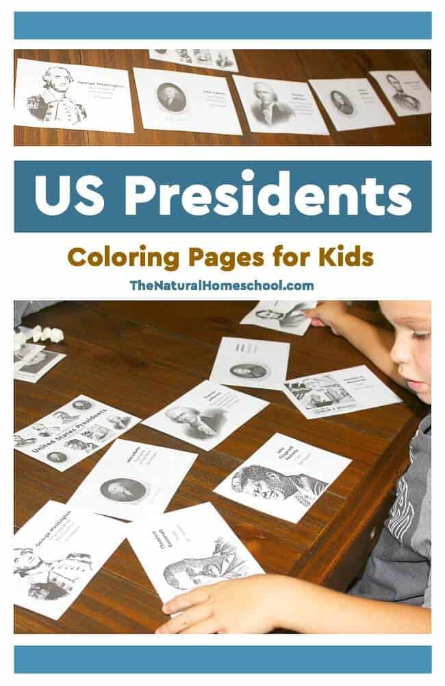 Us presidents activity coloring pages for kids printable book