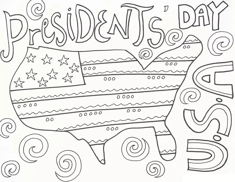 Presidents day malvorlagen