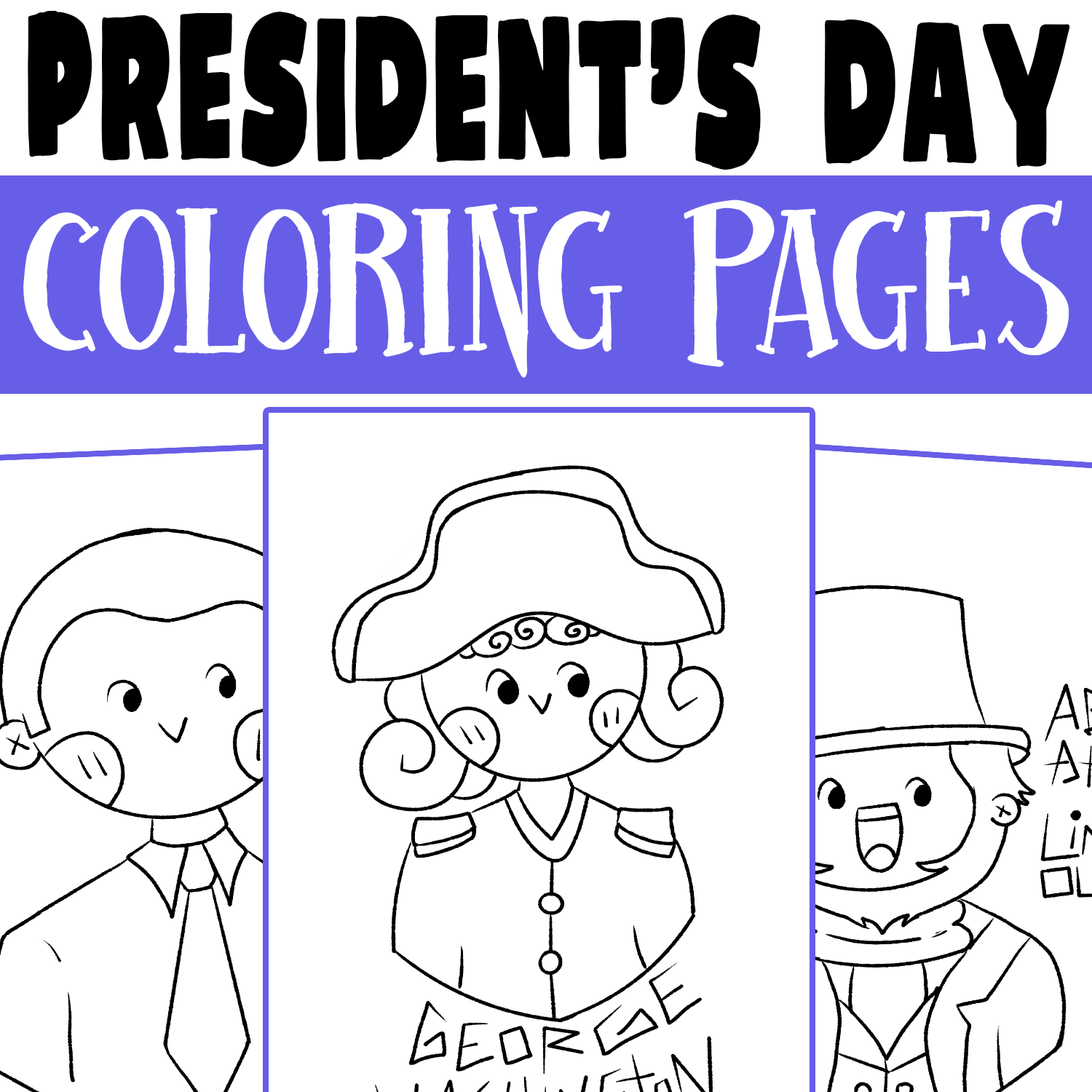 Presidents day coloring pages washingtons birthday coloring sheet activities made by teachers