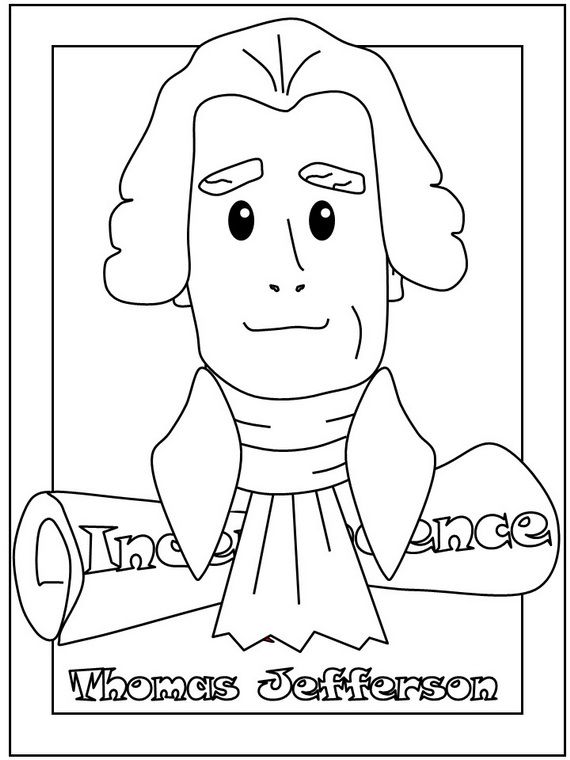 Presidents day coloring pages