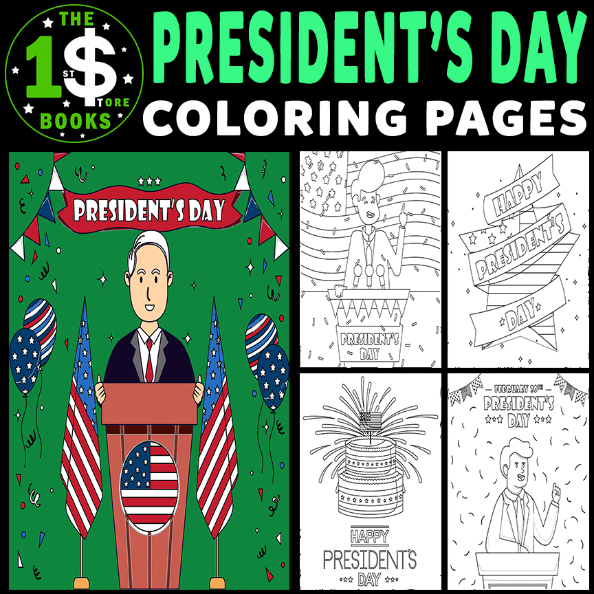 Presidents day coloring pages february holiday coloring sheets made by teachers