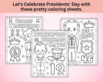 Printable presidents day coloring pages presidents day coloring sheets february coloring book activity