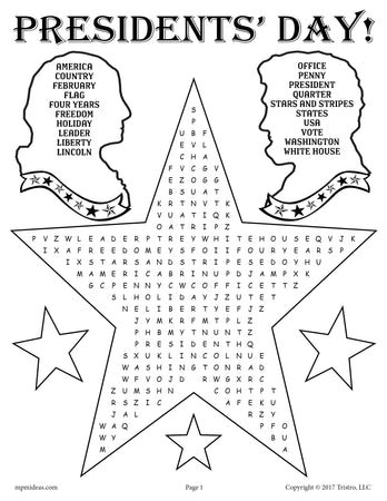 Free presidents day worksheets printables â