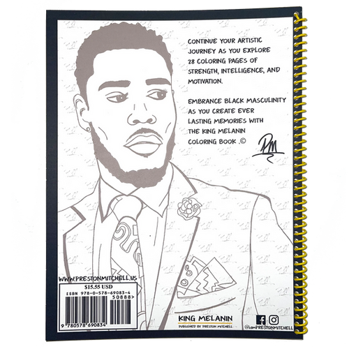 King melanin coloring book preston mitchell