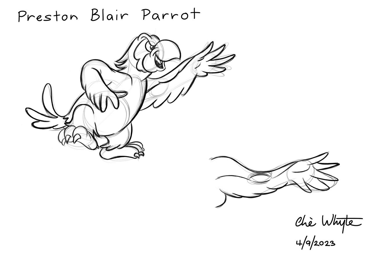 Preston blair parrot by chwart on