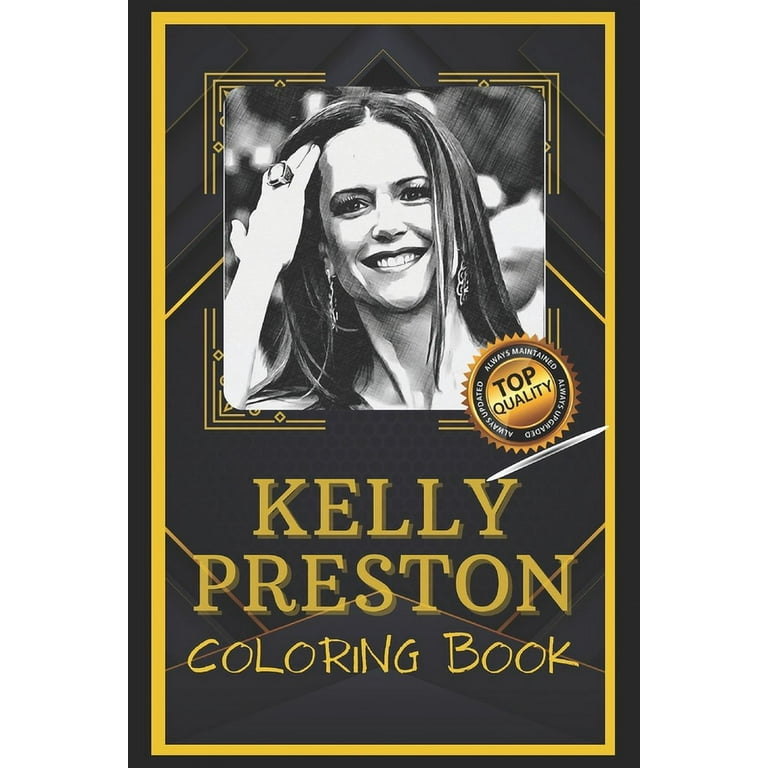 Kelly preston coloring book humoristic and snarky coloring book inspired by kelly preston paperback