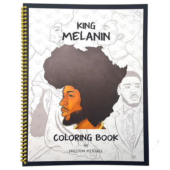 King melanin coloring book preston mitchell
