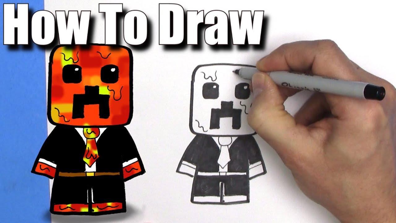 How to draw preston playz inecraft skin