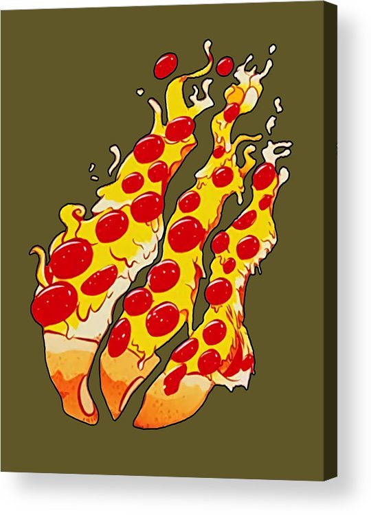 D electro ponent preston playz merch preston playz pizza for men women acrylic print by ashley price