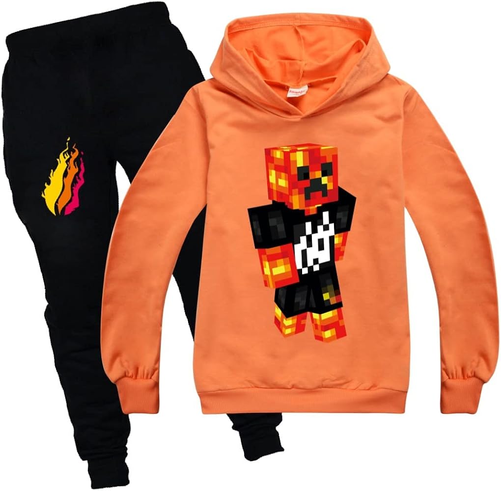 Preston playz merch hoodie pant set boys girls pullover sweatshirt prestonplayz merch orangecm years years clothing shoes accessories