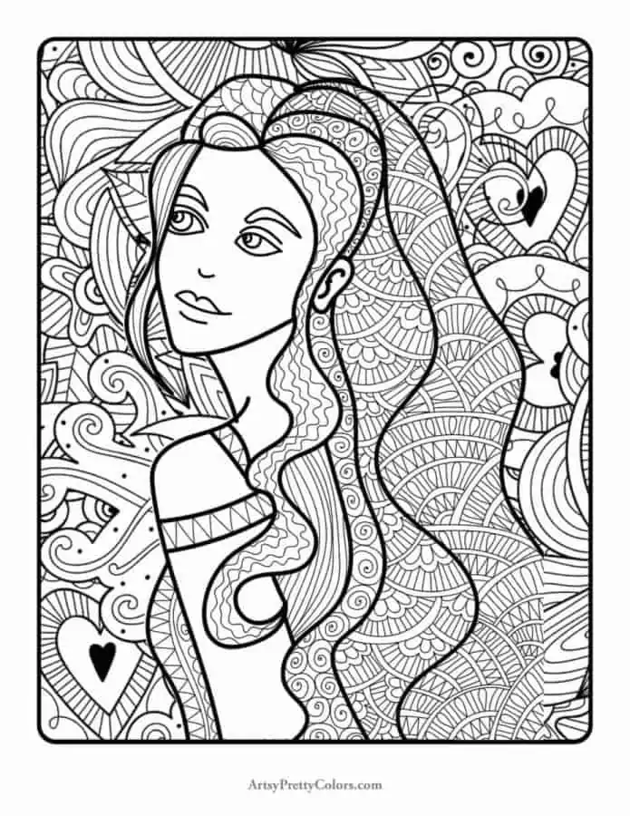 Free trippy coloring pages for adults