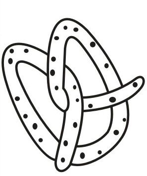 Send us your pretzel coloring page to kr and well feature it on facebook easy diys for kids diy for kids coloring pages