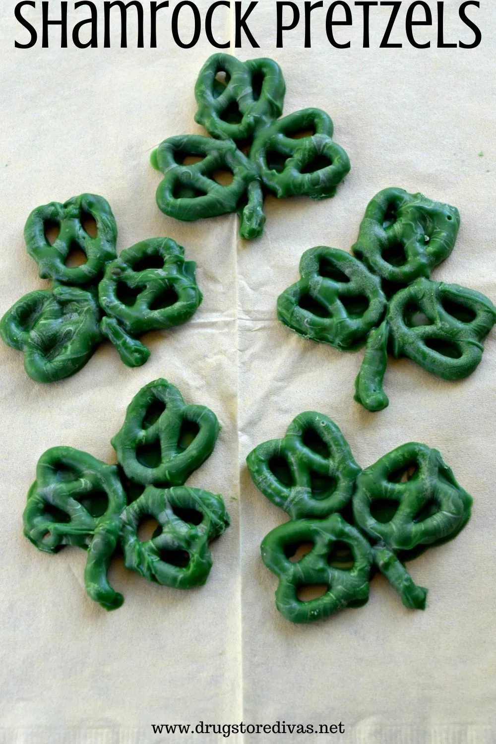 Shamrock pretzels recipe only ingredients drugstore divas