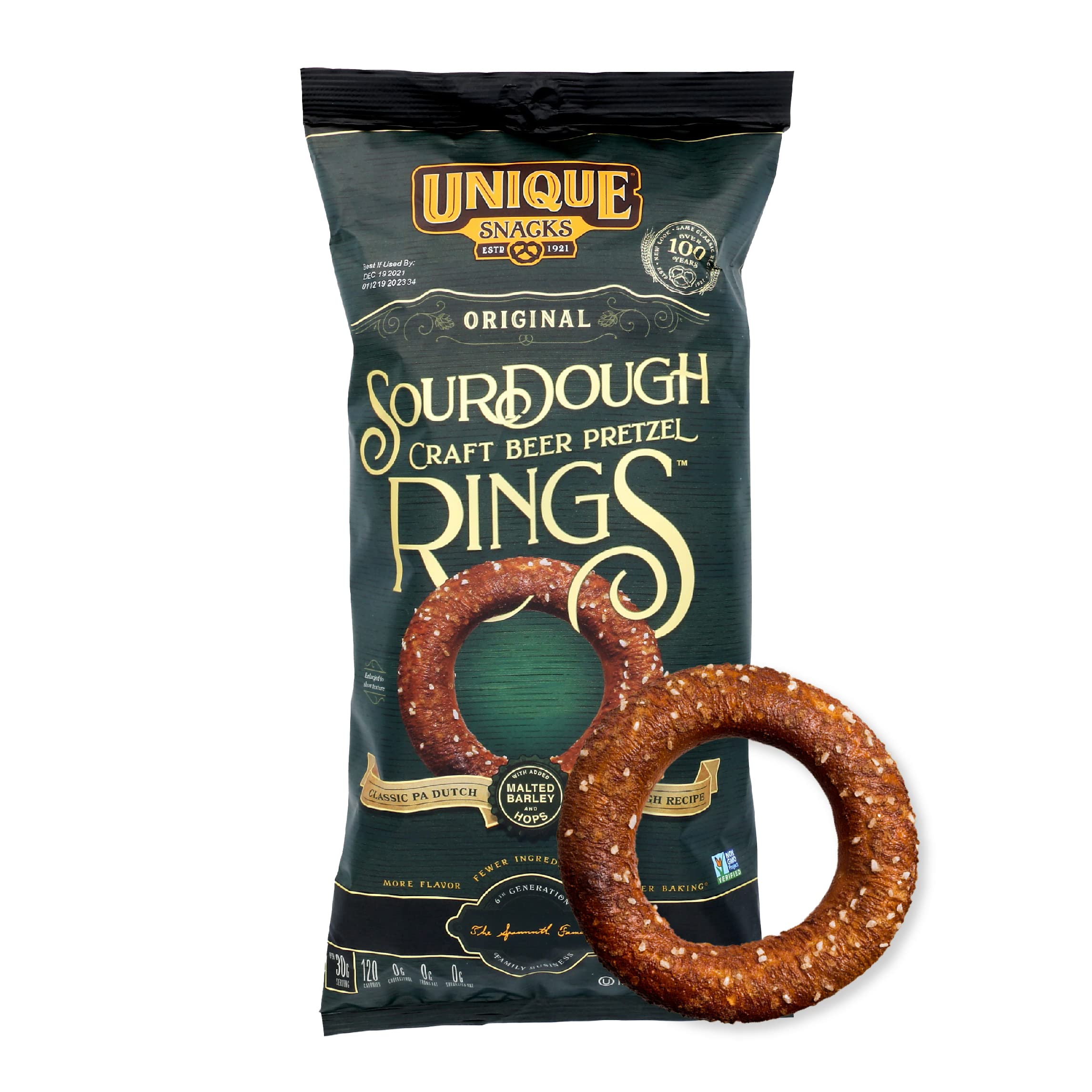 Unique snacks sourdough craft beer pretzel rings delicious homestyle baked certified ou kosher and non