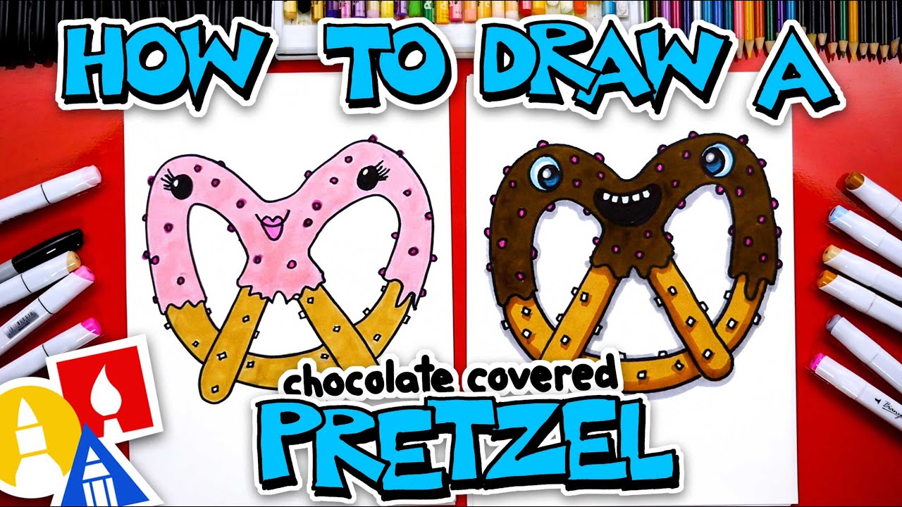 How to draw a funny chocolate