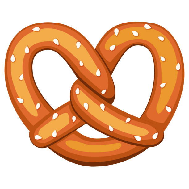 Pretzel stock illustrations royalty