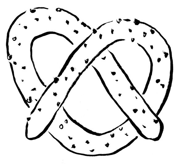 Pretzel coloring page pretzel coloring pages world thinking day