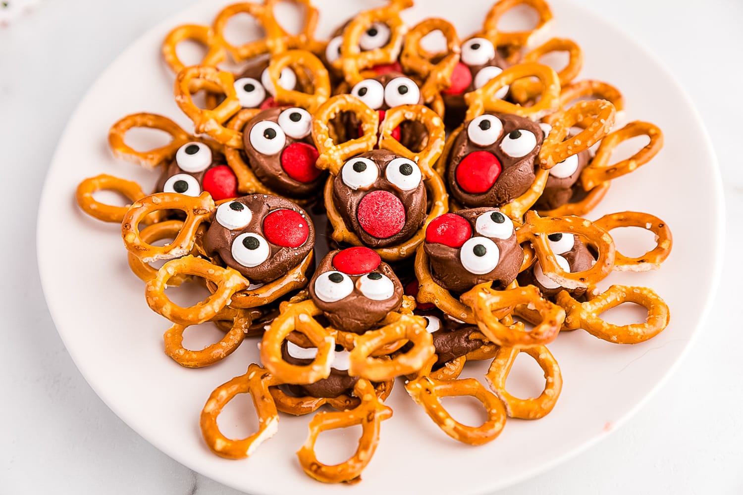 Reindeer pretzels