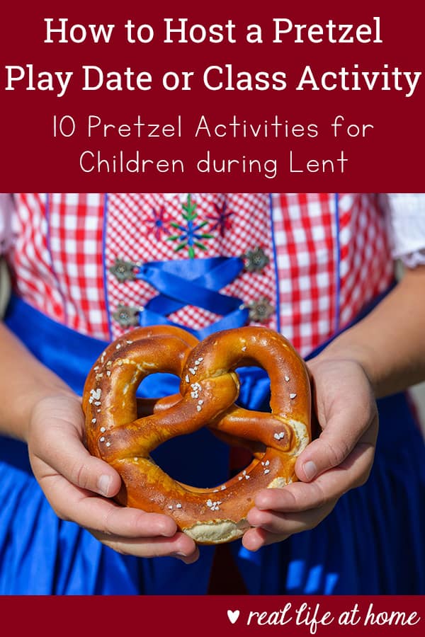 Host a pretzel play date pretzel activities for children during lent