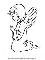 Prayer bible coloring pages