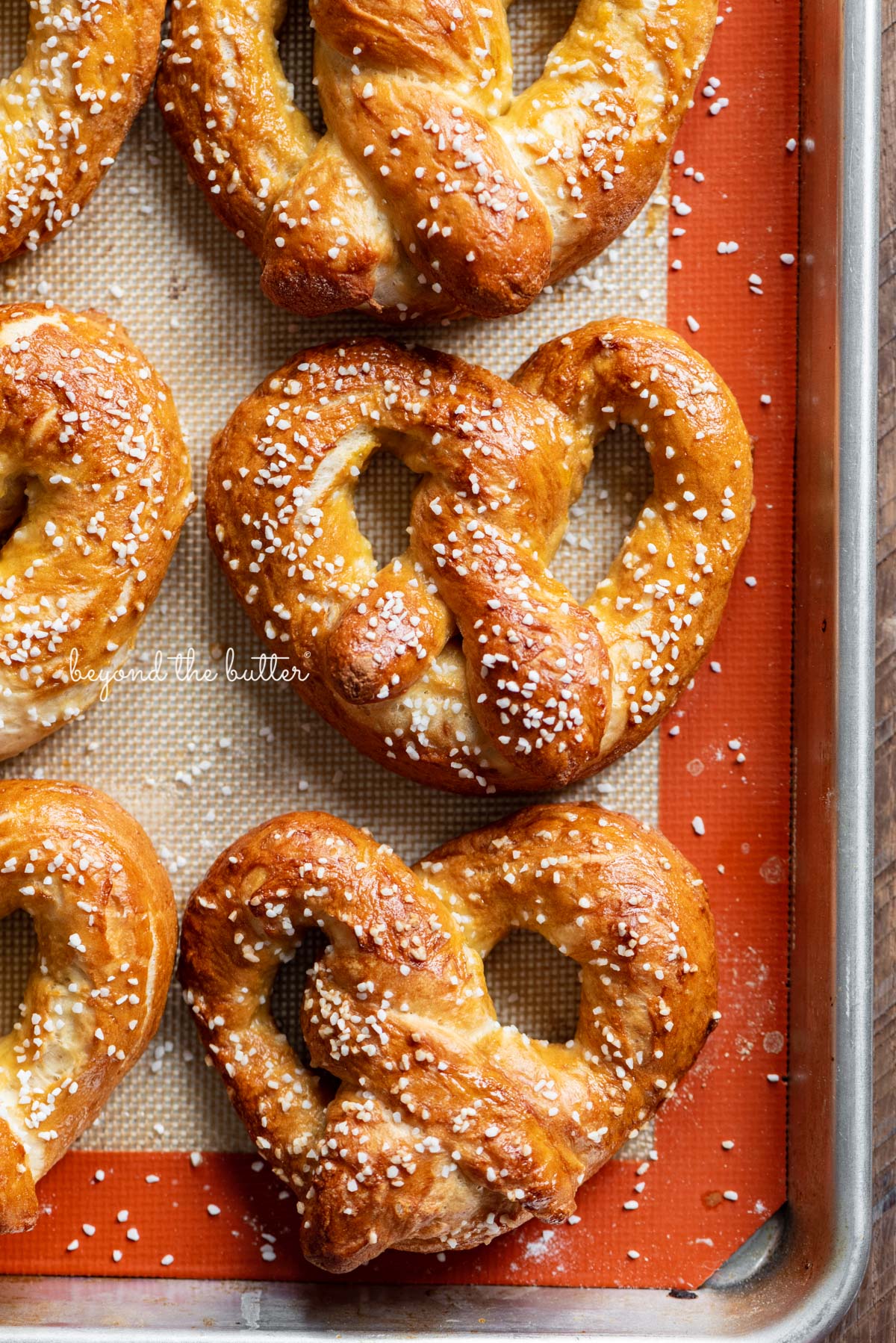 Homemade soft pretzels