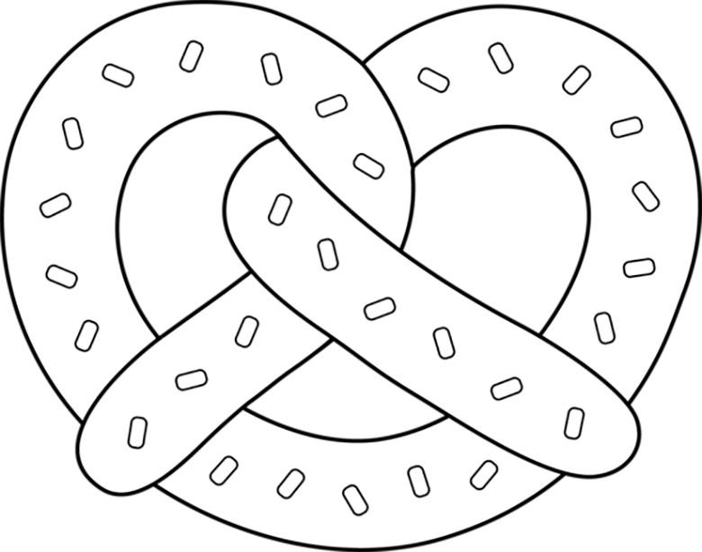 Snacks coloring pages