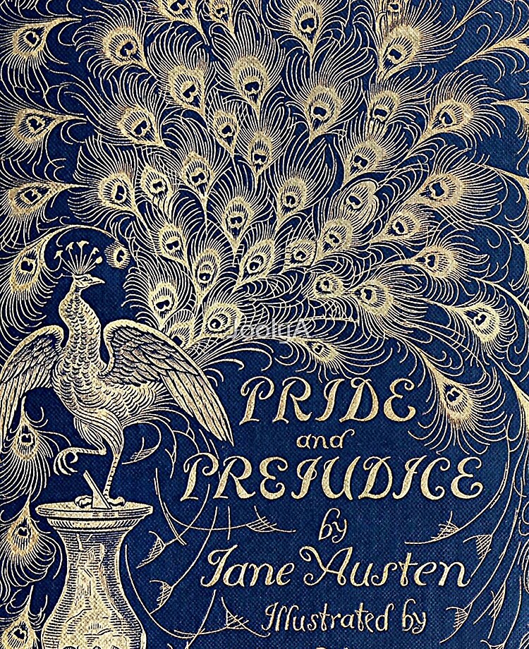 Pride and prejudice peacock edition book cover ipad case skin for sale by joolya