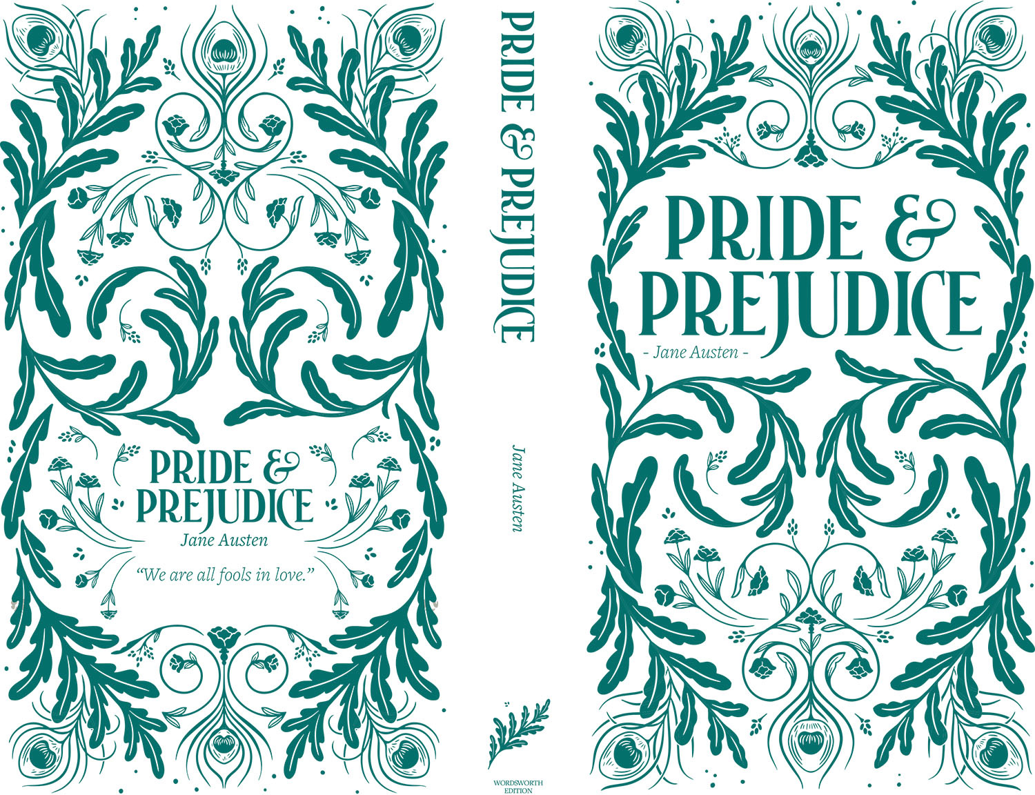 Pride and prejudice illustration typography pattern by swindler swindler on
