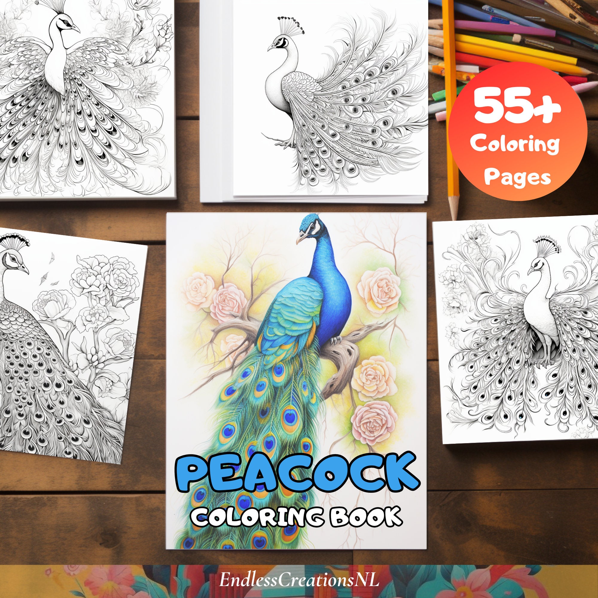 Peacock coloring