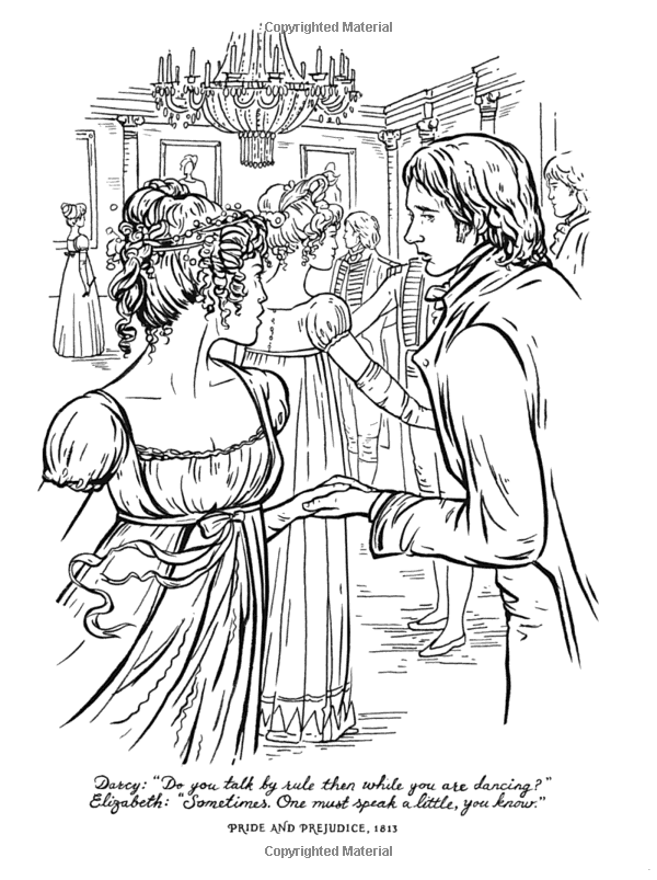 Color me jane a jane austen adult coloring book pride and prejudice adult coloring pages coloring pages