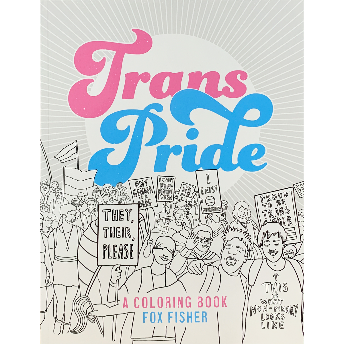 Trans pride colouring book â sock drawer heroes