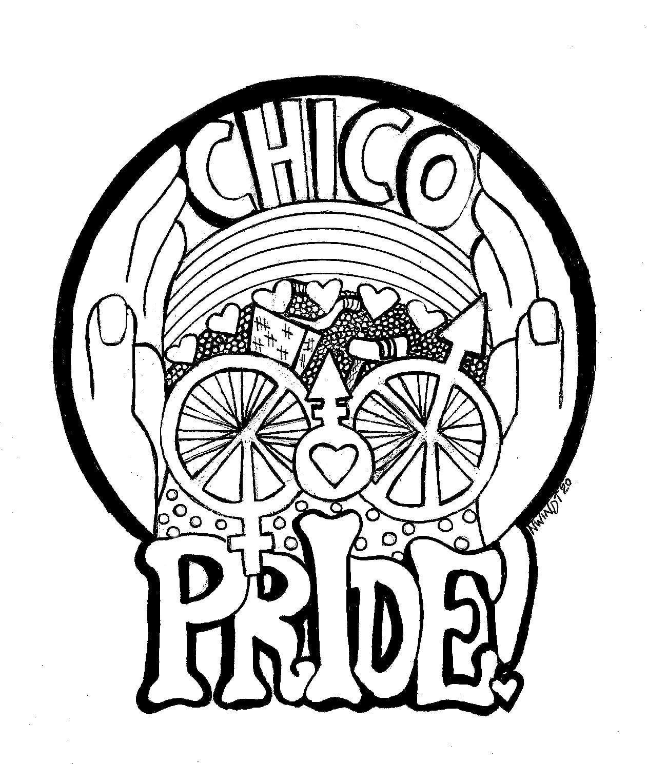 Pocket coloring book chico pride stonewall alliance of chico