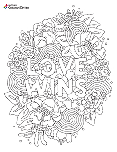 Free coloring pages for celebrate pride creative center