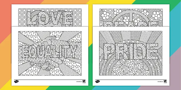 Free pride mindfulness loring sheets usa