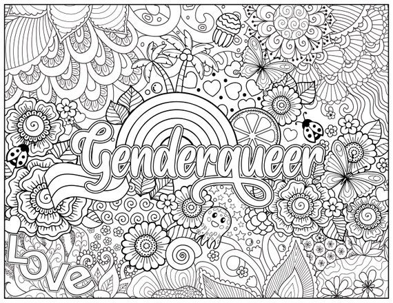 Pride colouring pride coloring printable colouring page