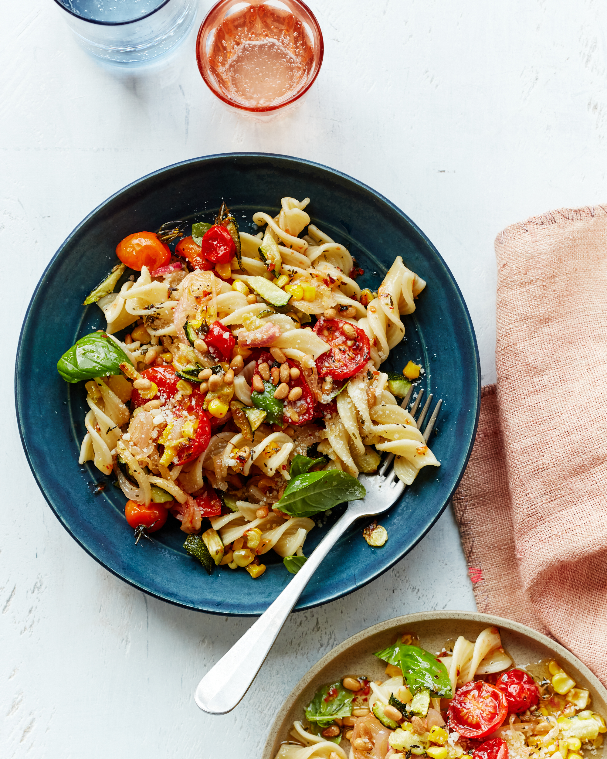 Summer pasta primavera