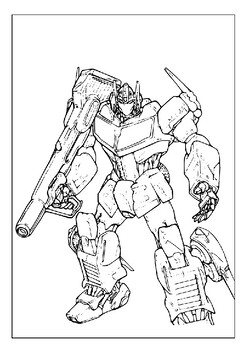 Printable optimus prime coloring sheets a creative journey into transformers