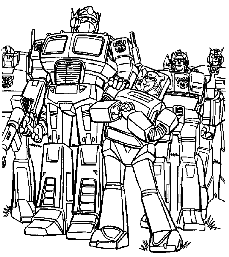 Transformers coloring pages printable for free download