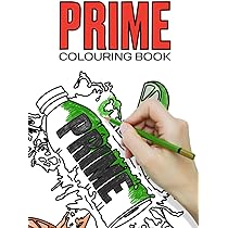 Your prime prime drink loring book for all ages design create share your creations pages of loring in for prime hydration drink lovers