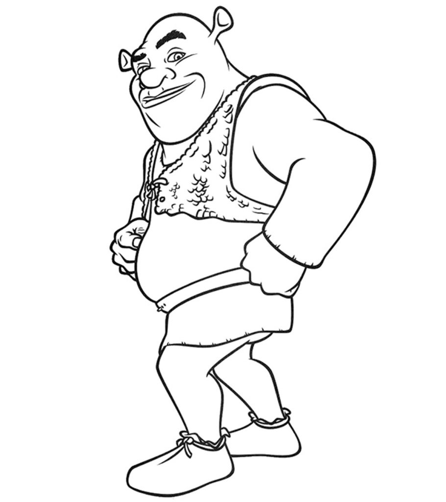 Top free printable shrek coloring pages online