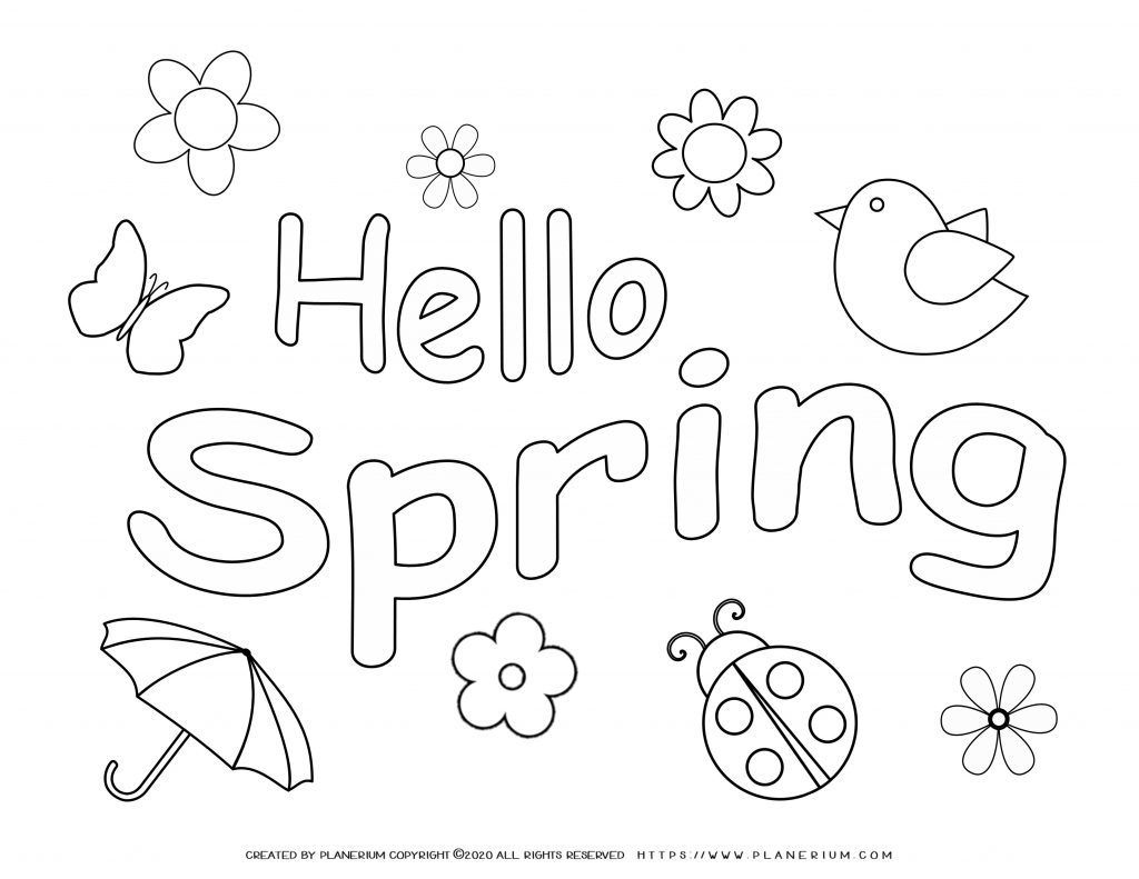 Best printables for spring planerium spring coloring pages coloring pages printable coloring pages