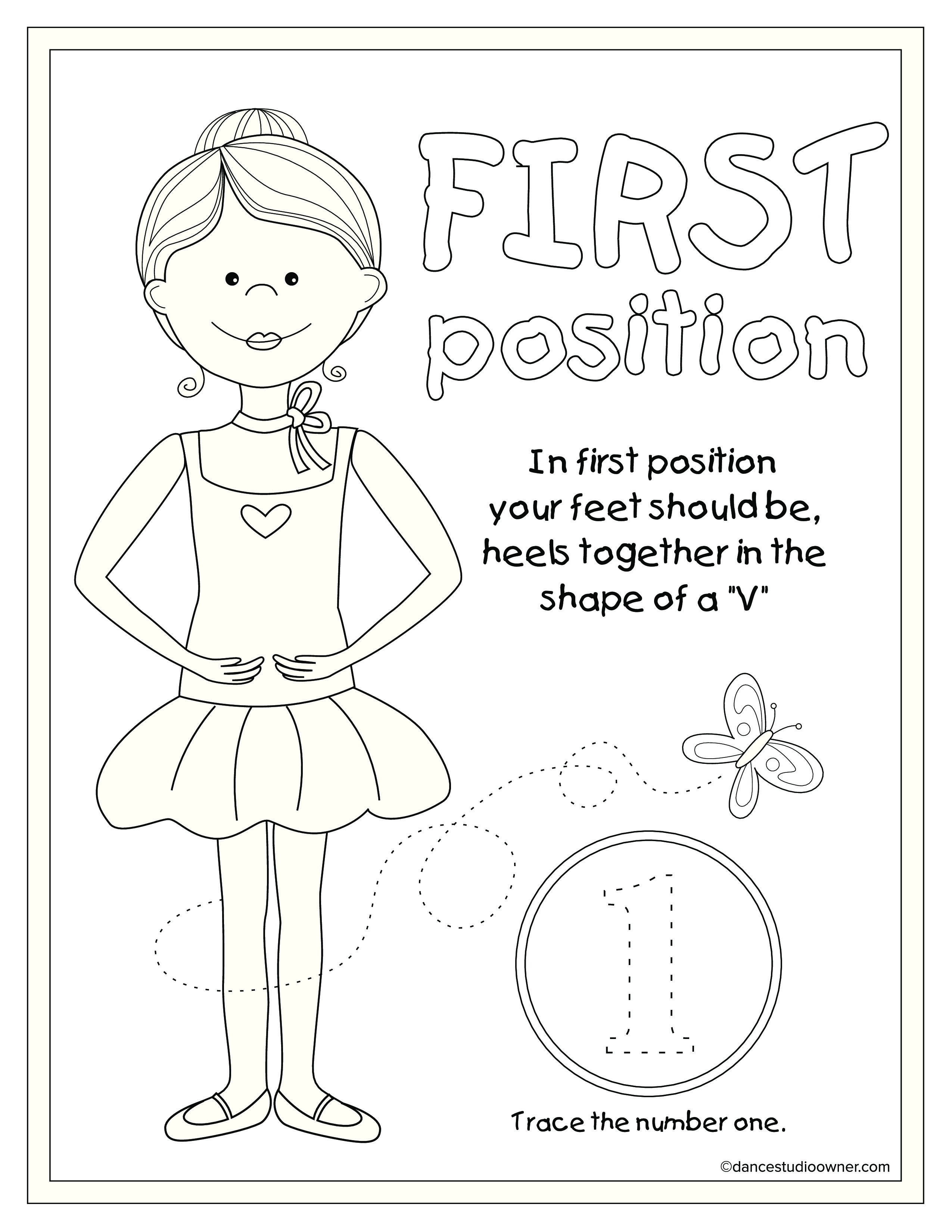 Pin by jeannes school of dance on dance coloring pages dance coloring pages ballet positions ballet kids