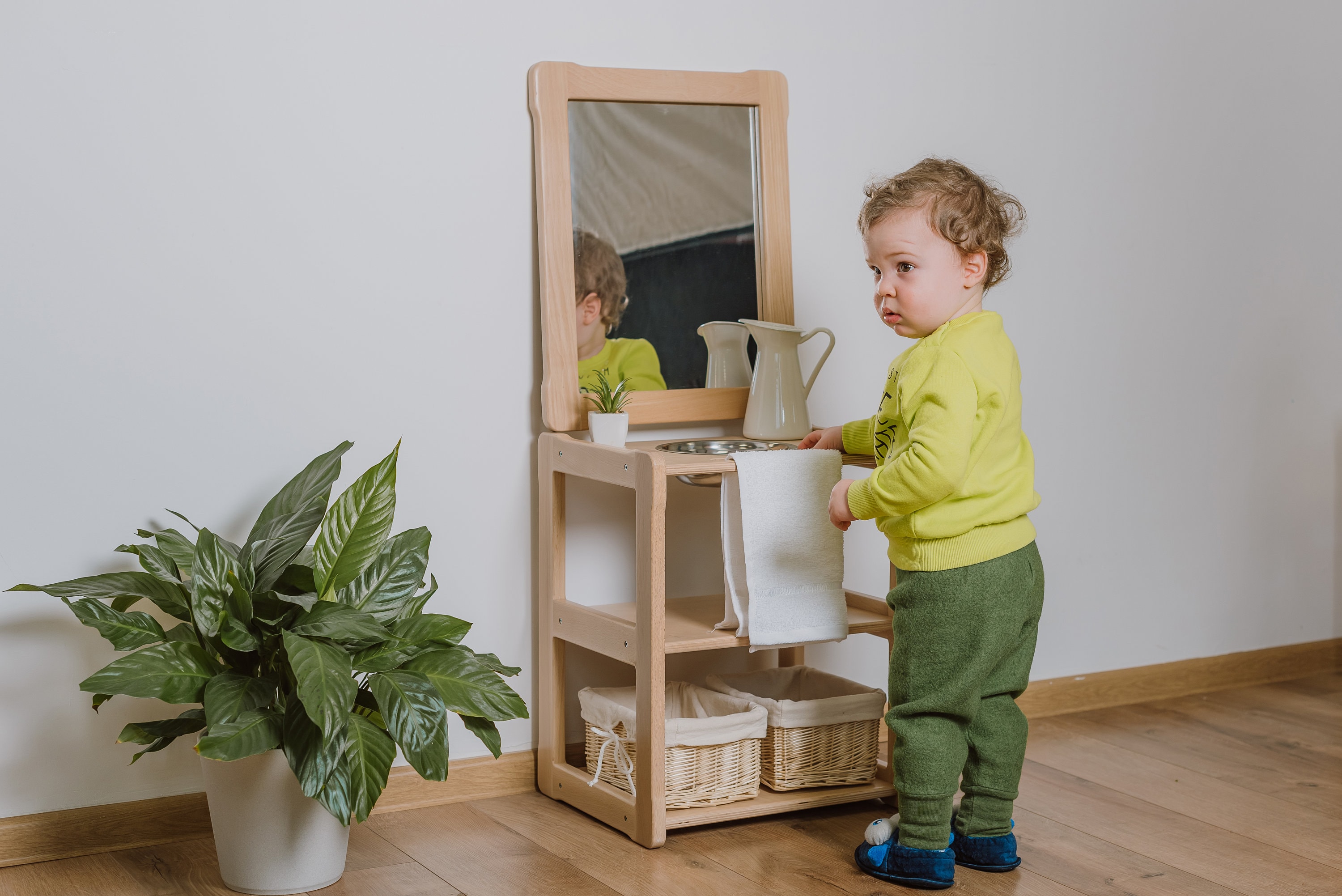 Child montessori washbasin toddler waschtisch kind type a without mirror gift for kids